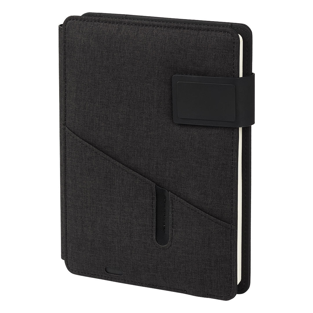POWER NOTE portfolio sa notesom a5 i pomocnom baterijom 5000 mah crni