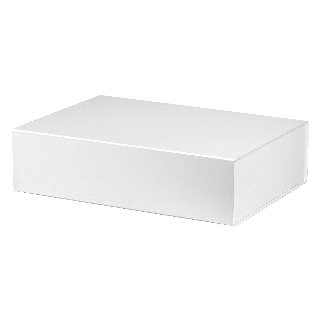 PRESENT samosklopiva poklon kutija sa mehanizmom bela