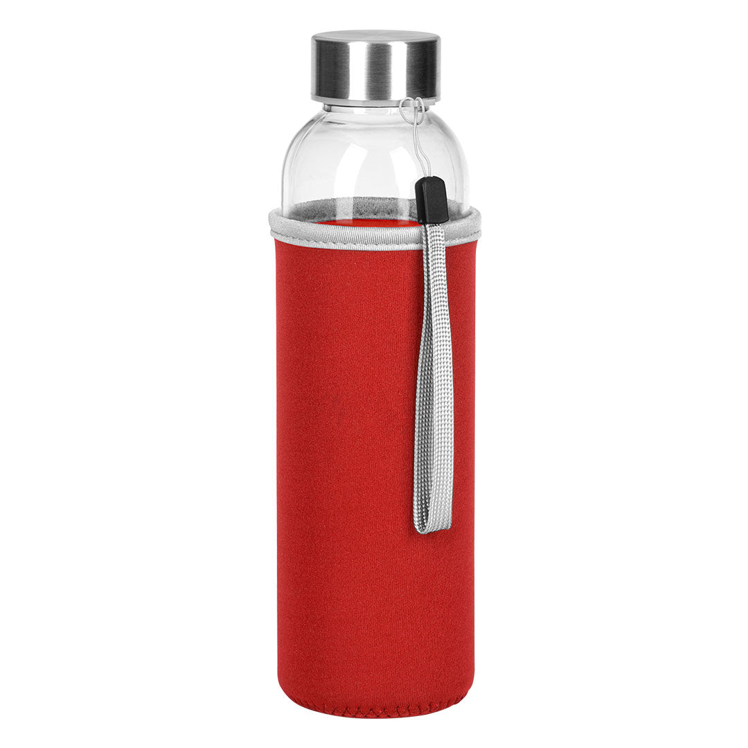 PRIMAVERA sportska boca sa neopren navlakom 500 ml crvena