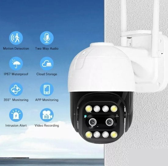 PTZ kamera 8MPX Crna 10xZOOM WiFi PTZ kamera - Slika 4