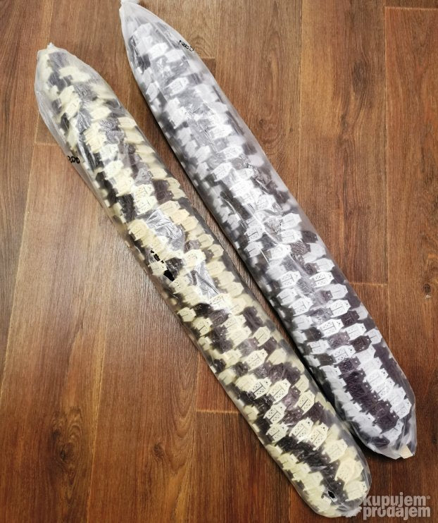 PVC zavesa za vrata dve boje 90x190cm