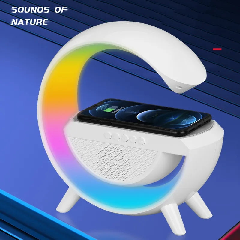 Pametna G RGB Lampa sa Zvucnikom i Bezicnim Punjacem - Slika 3