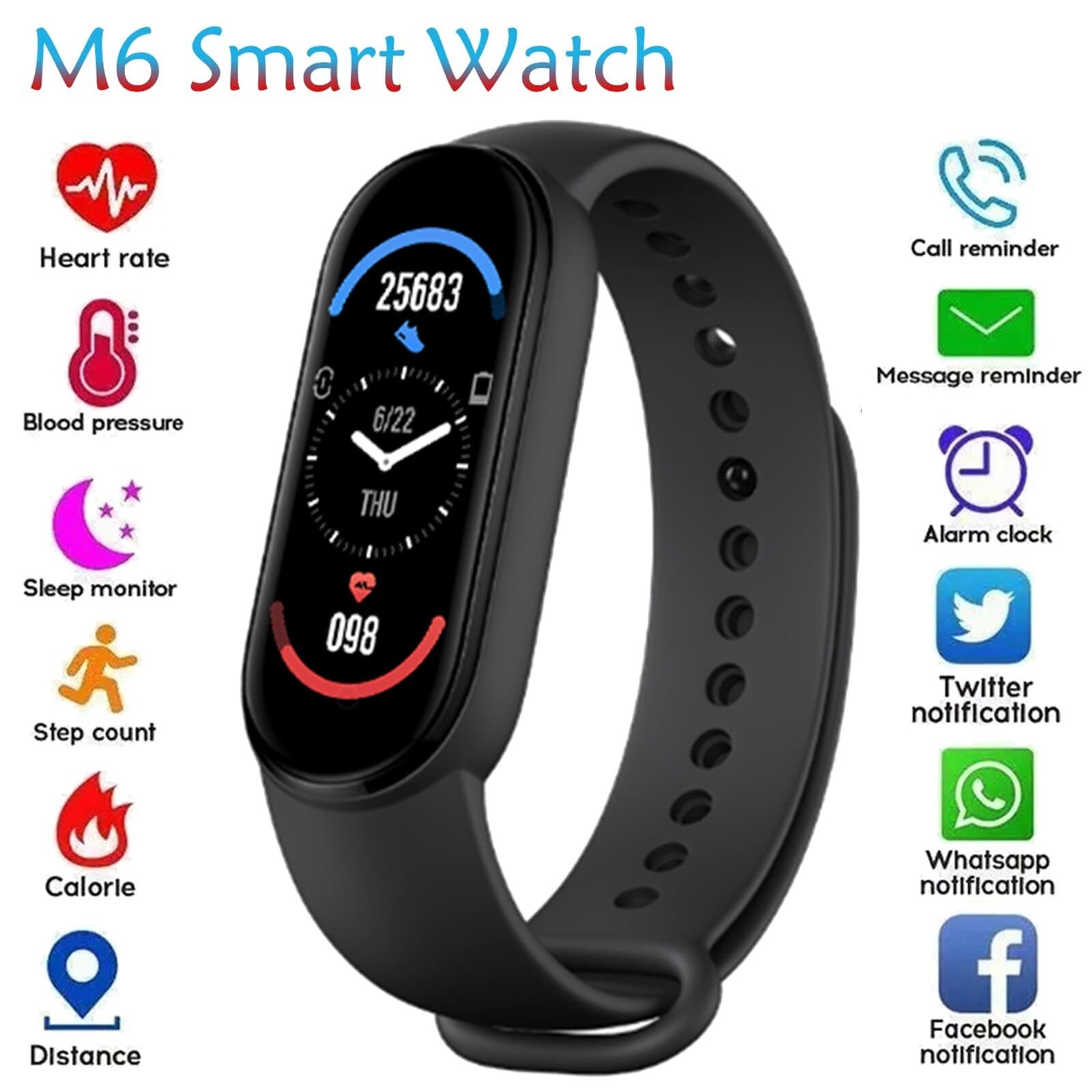 Pametna narukvica Fit Pro M6 Smart Band