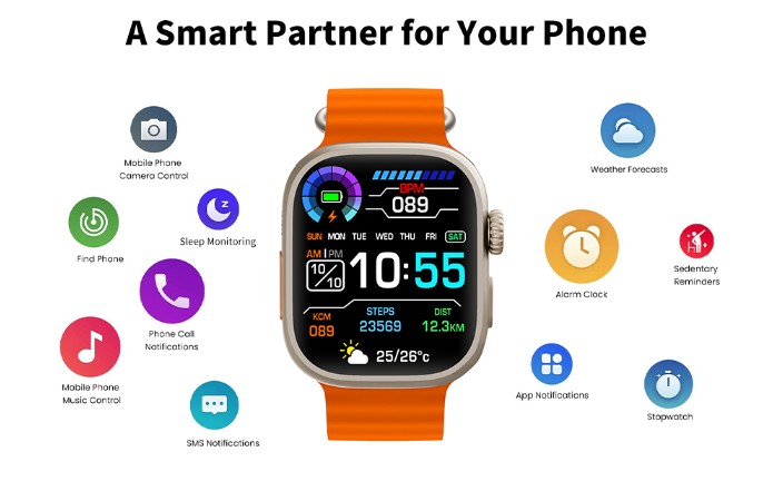 Pametni Sat WS GS28 Watch 8 Ultra - Slika 4
