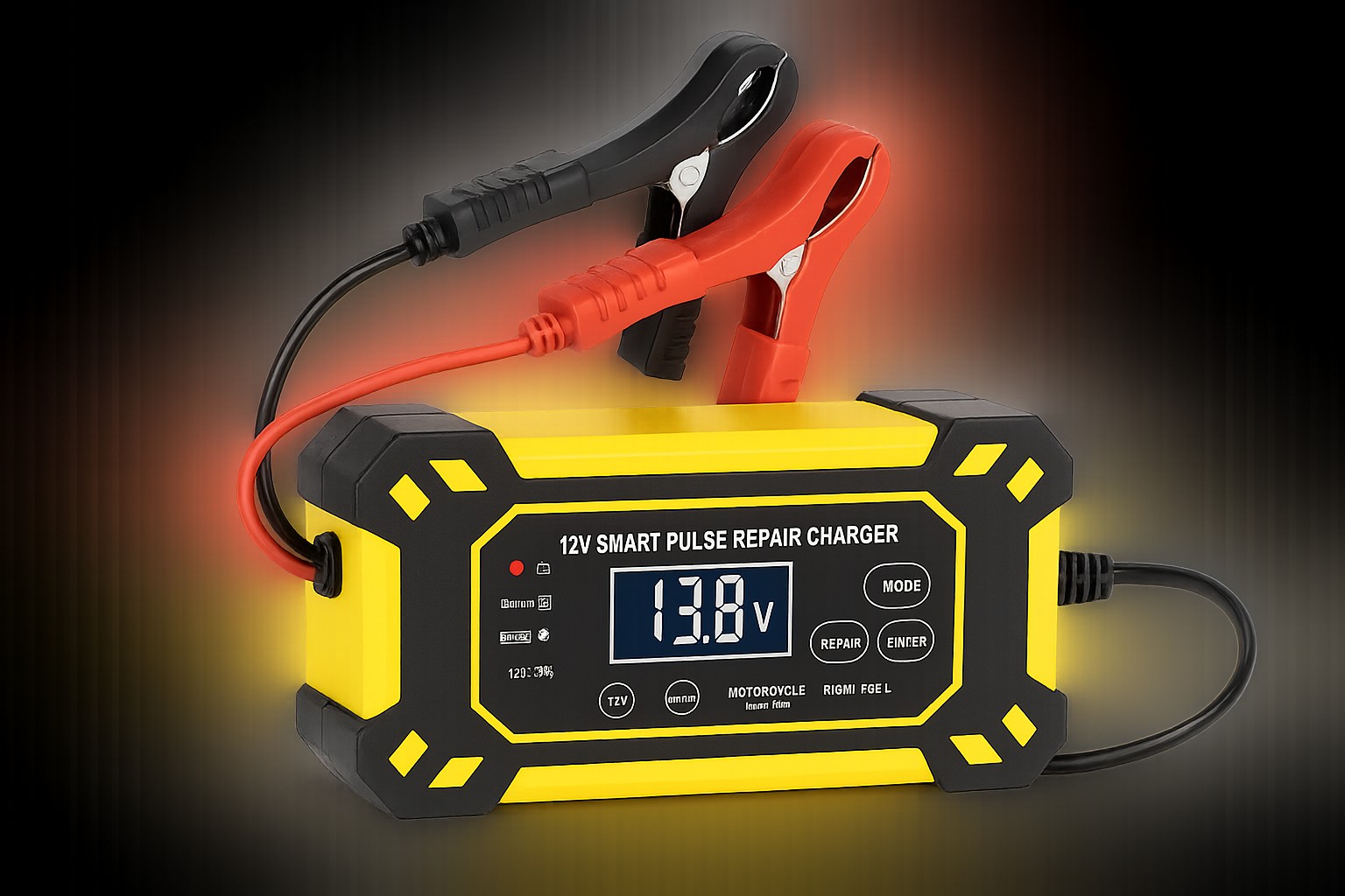 Pametni punjac za auto akumulator 12V sa digitalnim displejom