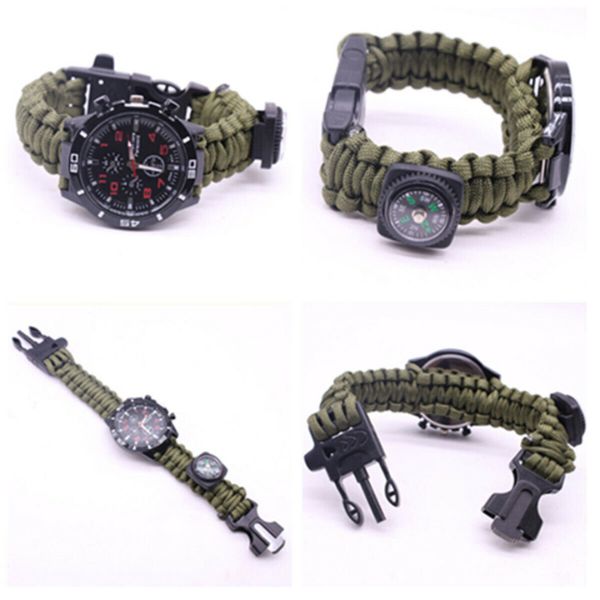 Paracord narukvica sa satom 5u1 - Slika 3