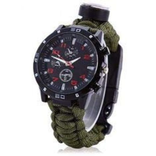 Paracord narukvica sa satom 5u1 - Slika 4