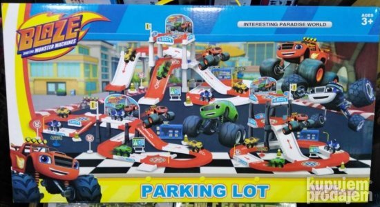 Parking set Blaze Cars novo