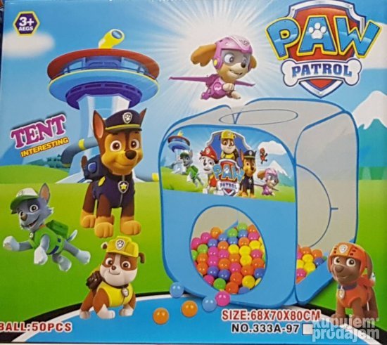 Patrolne sape Box za igranje sa lopticama patrolne sape