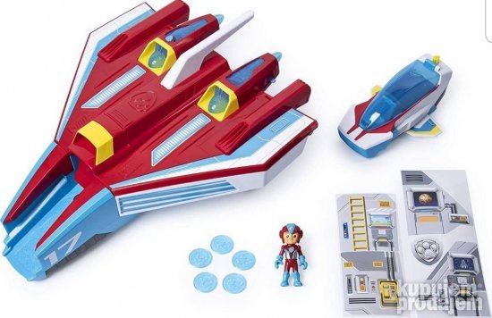 Patrolne sape avion 2in1 Paw patrol mlaznjak Veliki set