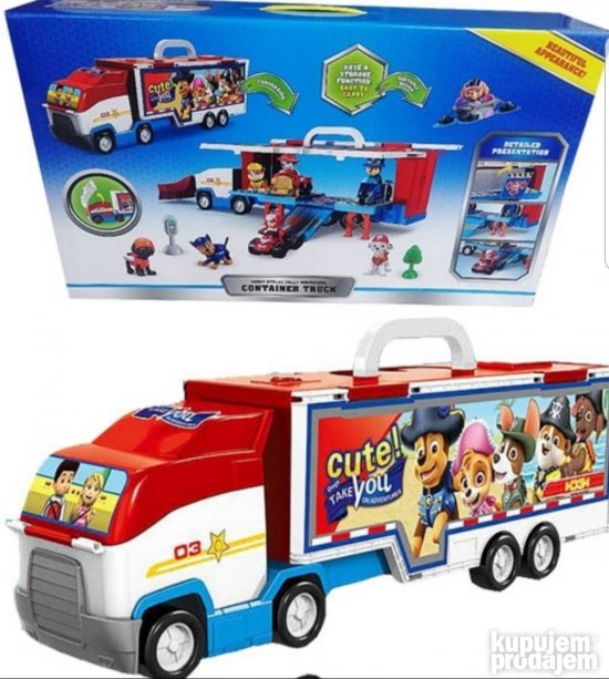 Patrolne sape kamper Patrolne sape Kamion paw patrol