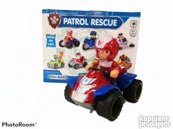 Patrolne sape muzicki Rajder sa vozilom
