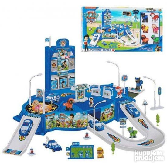 Paw patrol hotel sa garazom i 6 paw patrol sape - Slika 2