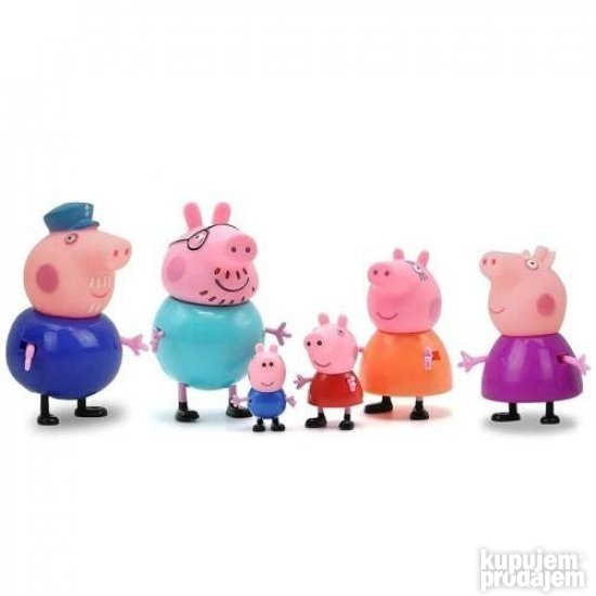 Pepa Prase Porodica 6 u 1 Set Figurica