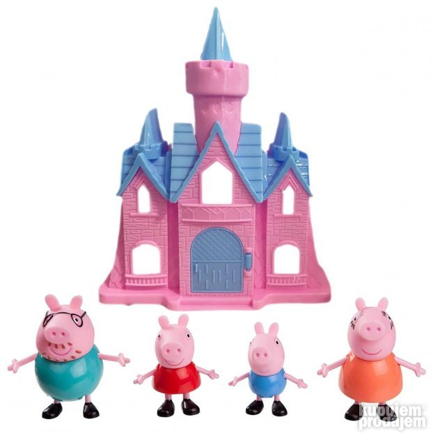 Pepa Prase zamak 4 figure
