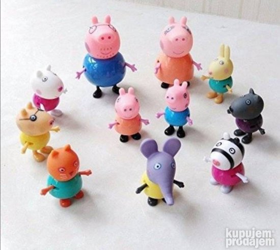 Pepa prase figurice set od 11 figurica - Slika 10