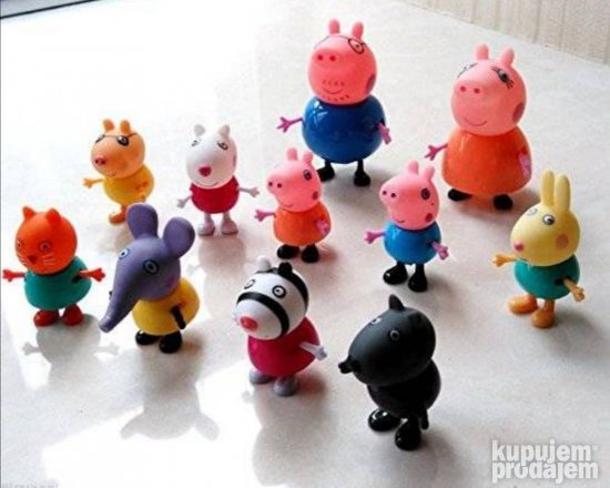 Pepa prase figurice set od 11 figurica - Slika 11