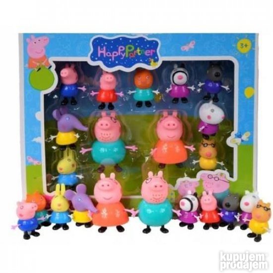 Pepa prase figurice set od 11 figurica - Slika 13
