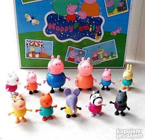Pepa prase figurice set od 11 figurica