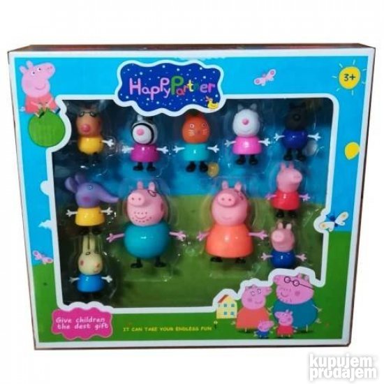 Pepa prase figurice set od 11 figurica - Slika 7