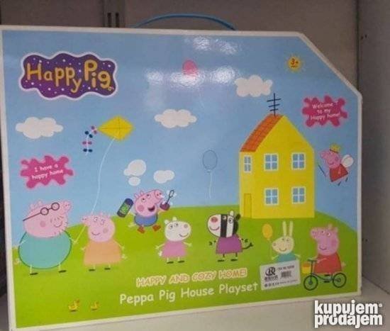 Pepa prase kucica sa porodicom