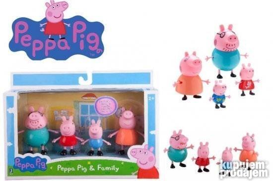 Pepa prase porodica set od 4 figurice