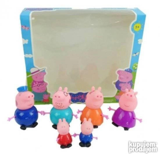 Pepa prase set od 6 figurica