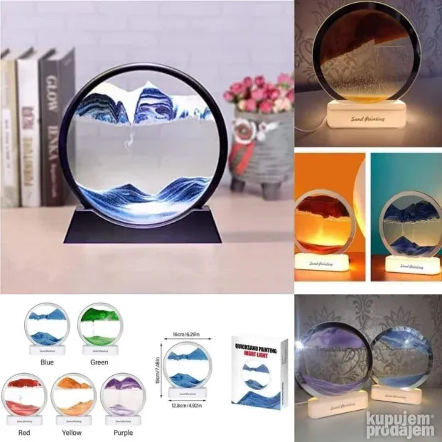 Pescano zivopisno nocno svetlo LAMPA RIS V - Slika 3
