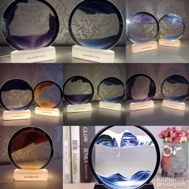 Pescano zivopisno nocno svetlo LAMPA RIS V - Slika 5