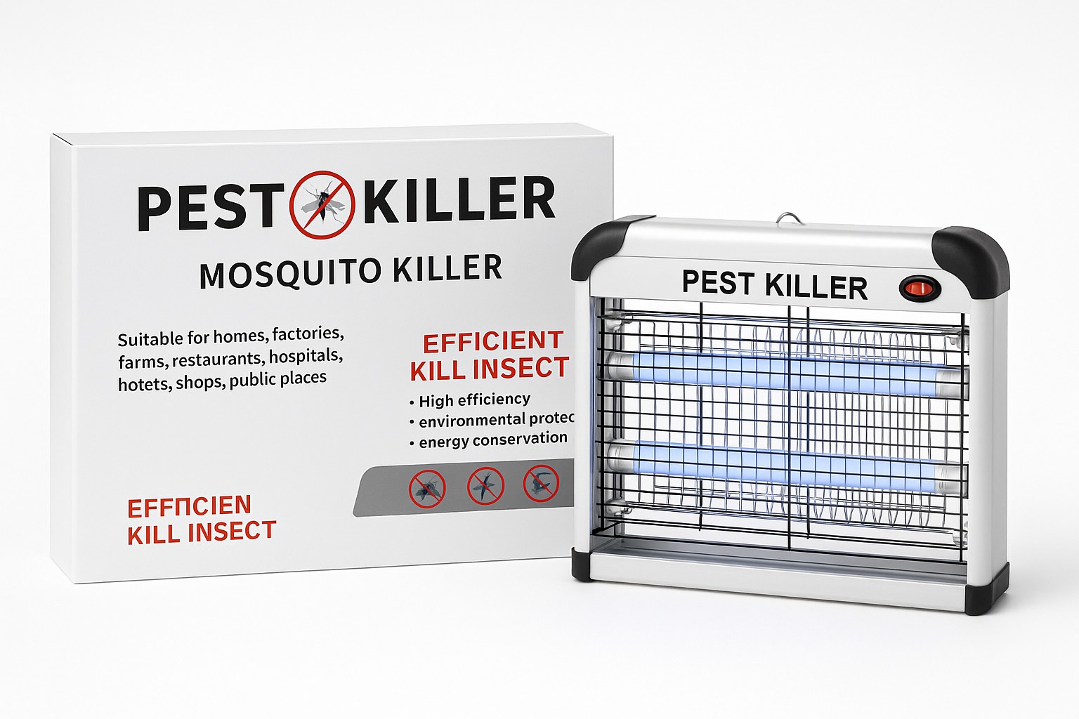 Pest Killer Ubica Komaraca Efikasni Elektricni Ubica Insekata sa UV Svetlom - Slika 3