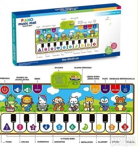 Piano muzicki tepih za bebe