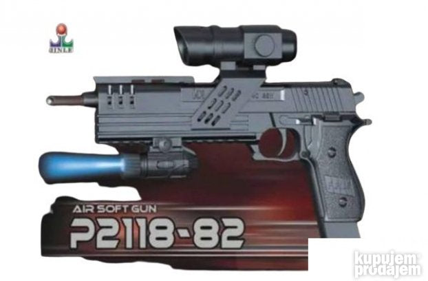 Pistolj igracka Airsoft Gun P2118 82