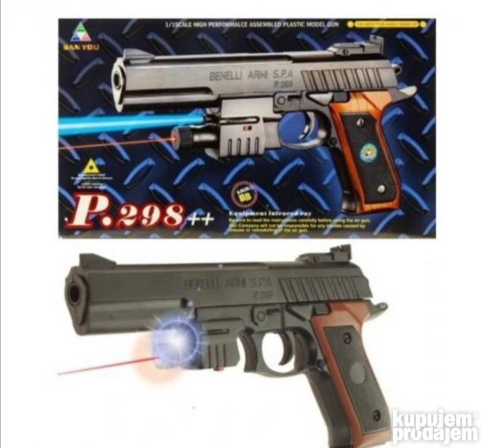 Pistolj na metkice Airsoft gun P298i i