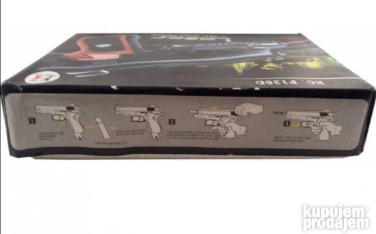 Pistolj na metkice Airsoft gun lazer