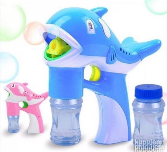 Pistolj za baloncice delfin roze