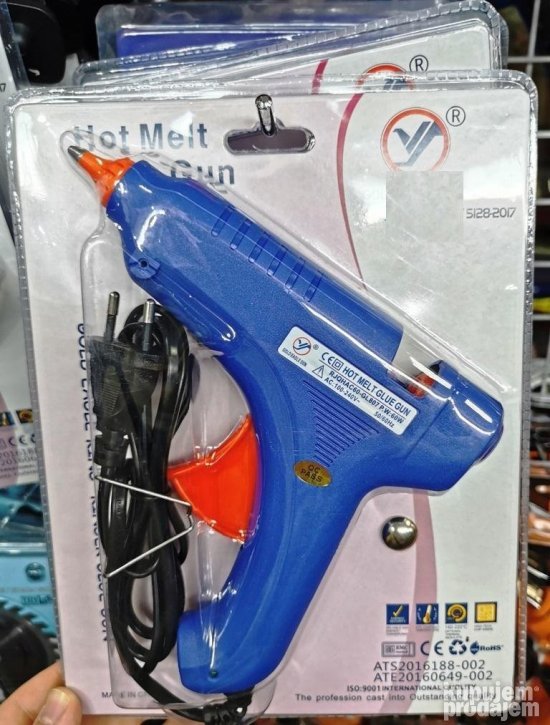 Pistolj za lepak 60w plavi