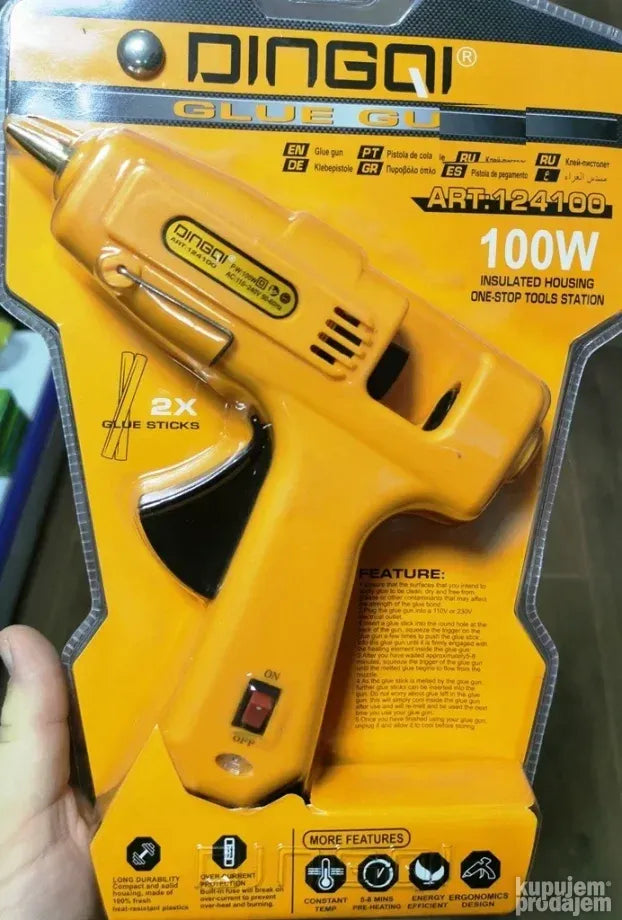 Pistolj za plastiku 100w