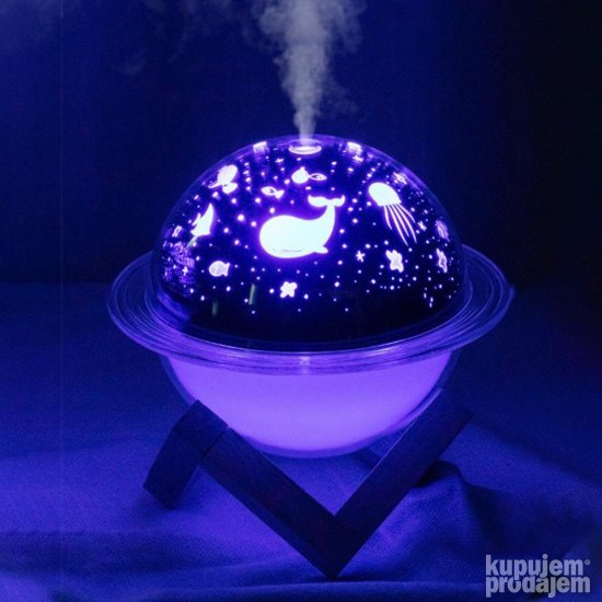 Planet Lamp Ovlazivac i LED Projektor