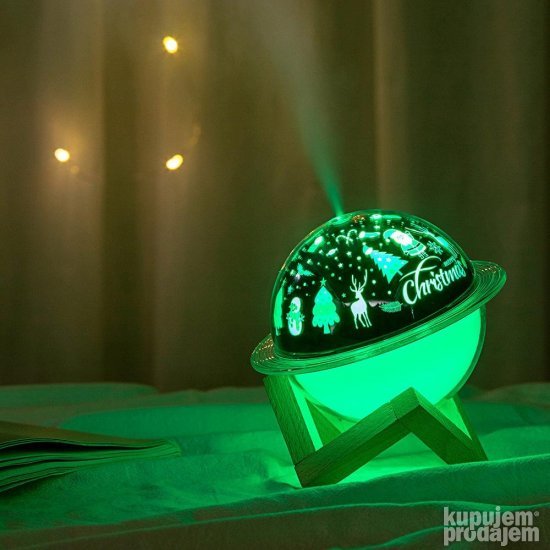 Planet Lamp Ovlazivac i LED Projektor