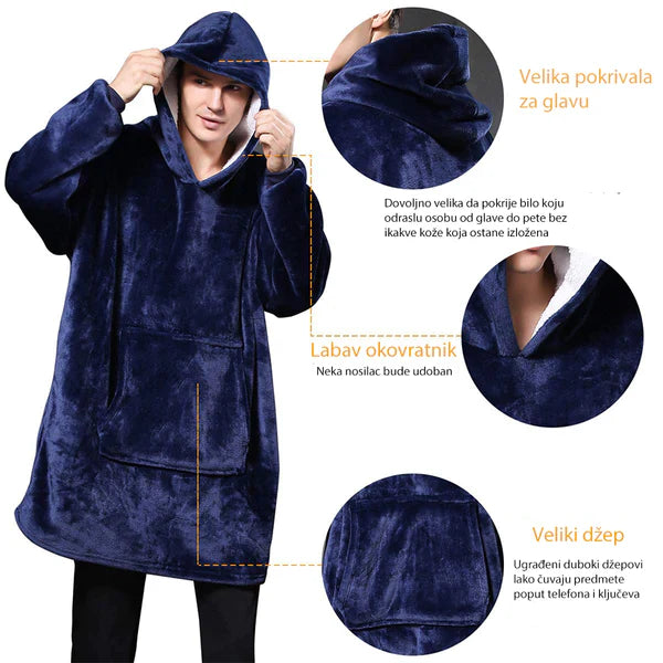 Plisano Cebe Duks Huggle hoodie - Slika 8