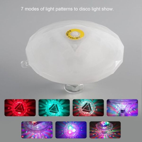 Plutajuca LED RGB lampa za bazen i fontane - Slika 4