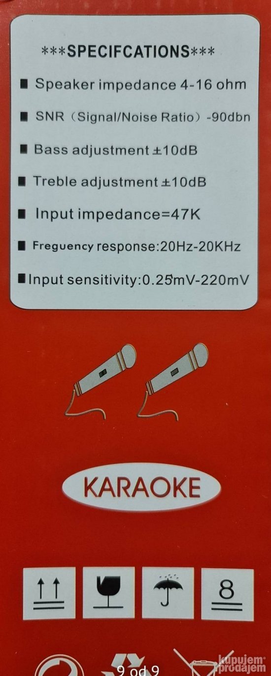 Pojacalo Digitalni blutut stereo resiver i pojacalo - Slika 4