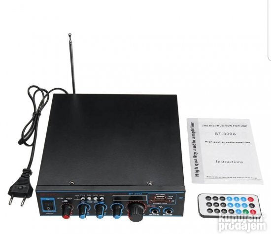 Pojacalo Digitalno Blutut Resiver i Pojacalo BT309A A - Slika 3