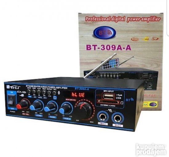 Pojacalo Digitalno Blutut Resiver i Pojacalo BT309A A - Slika 7