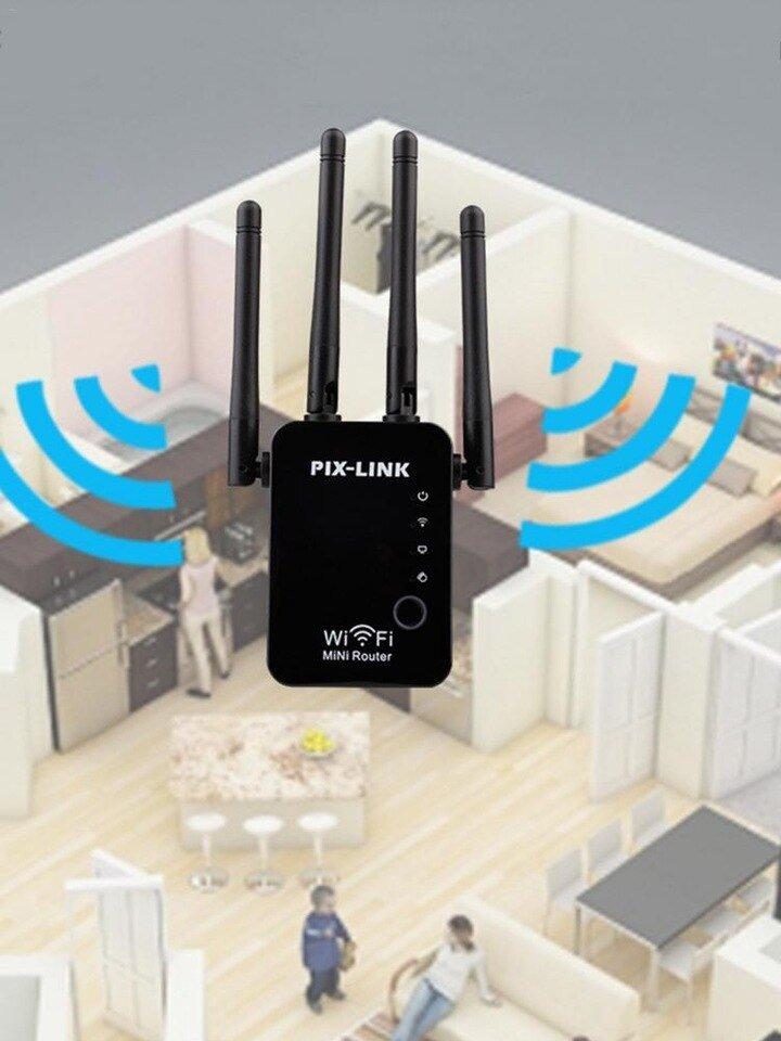 Pojacivac WiFi internet signala PiX link sa 4 antene - Slika 3