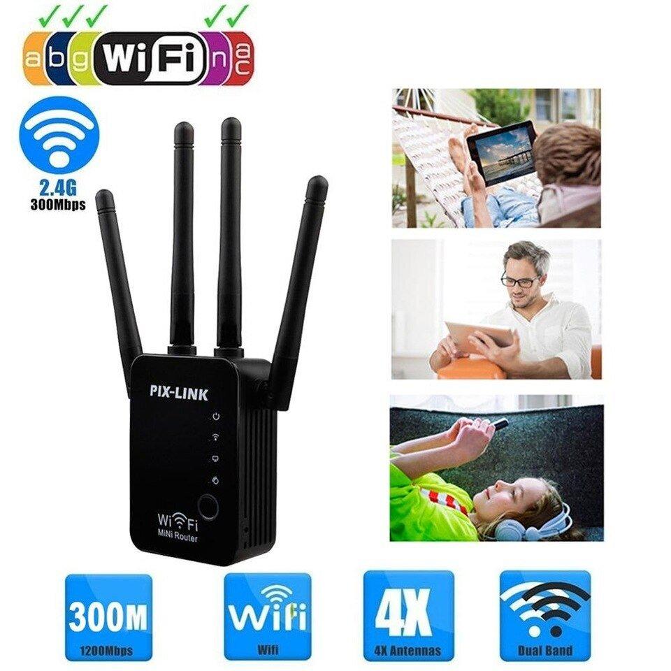 Pojacivac WiFi internet signala repeater ripiter 4 antene - Slika 3