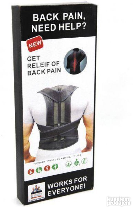 Pojas za ledja i ramena Back Pain - Slika 3