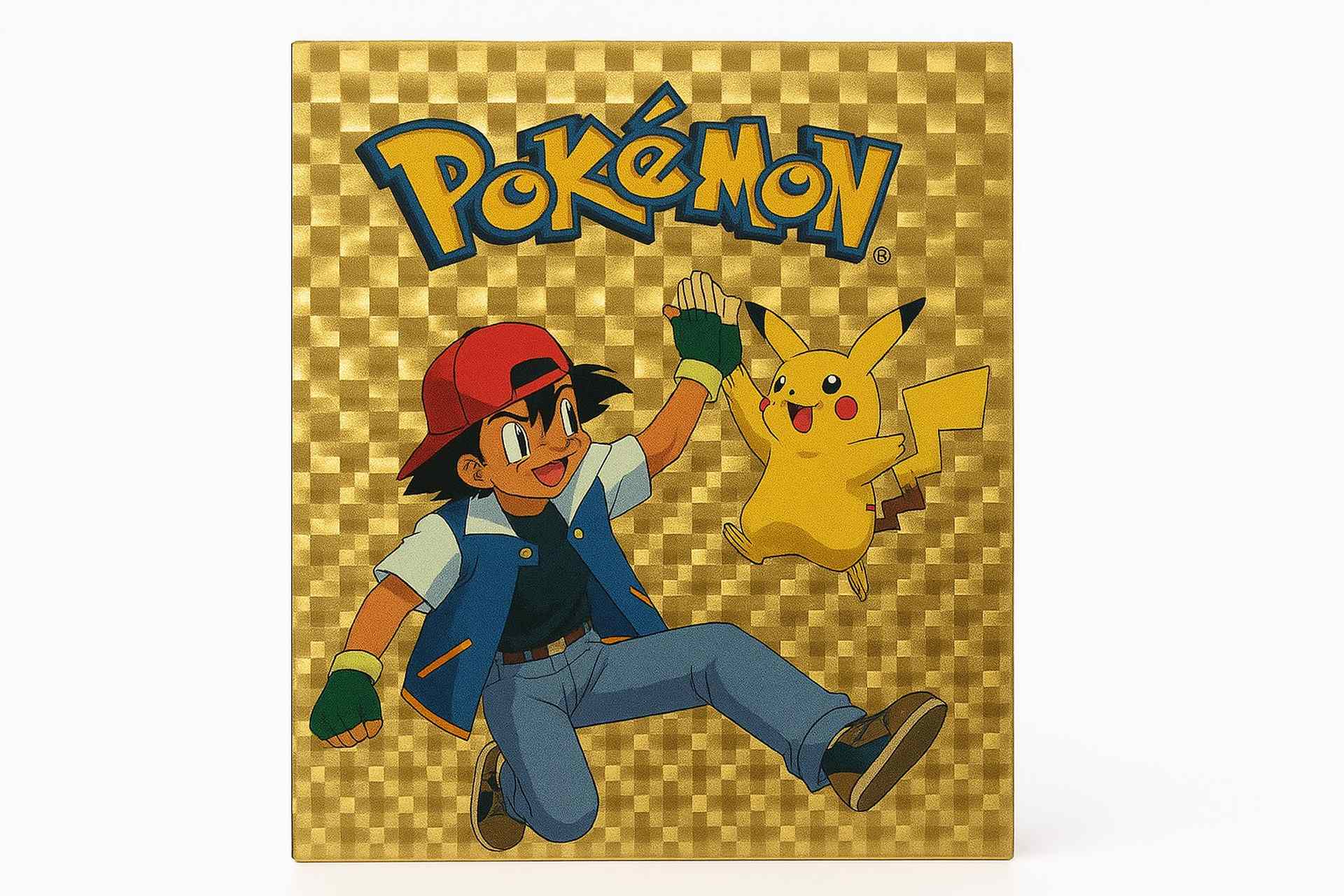 Pokemon Holografska Karta Zlatna Edicija