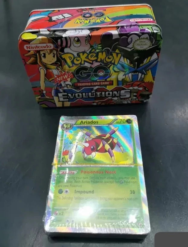 Pokemon karte Metalna veca kutija 40 kom