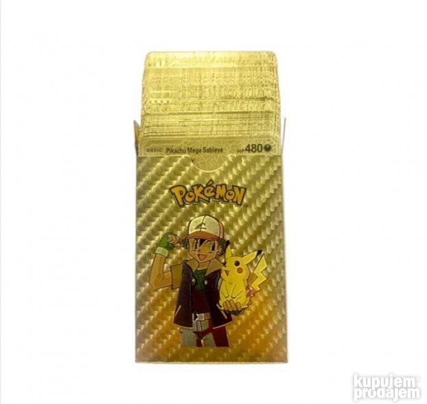 Pokemon zlatne Karte 55 komada